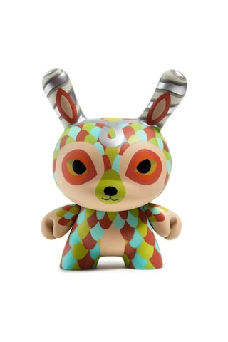 Kidrobot Curly Horned Dunnylope Vinyl Figür Limited Edition Peluş Oyuncak Çok Renkli