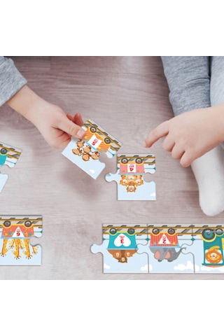 Arnas Toys 5234 Learning Numbers Tren Puzzle 10 Parça Sayılar Kar