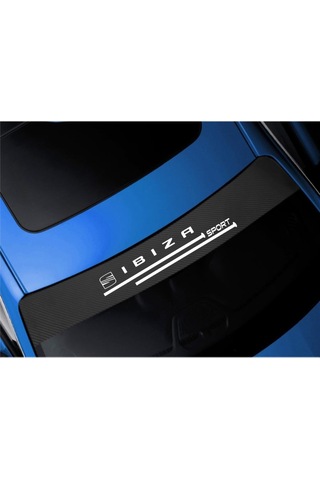 Seat Ibıza Için Karbon Ön Cam Oto Sticker