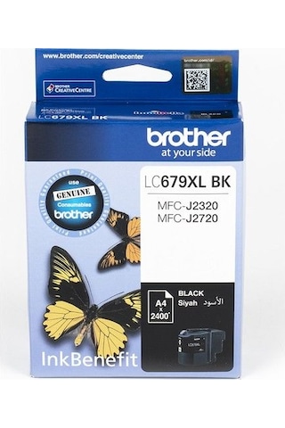 Brother Lc679xlbk  Siyah Mürekkep Kartuş 2400 Sayfa