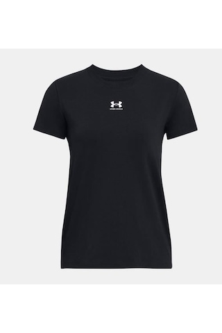 Under Armour Rival Core Short Sleeve Kadın T-shirt-31804 Siyah