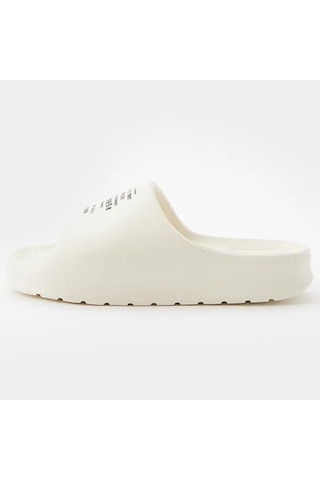 Lacoste Serve Slide 2.0 Unisex Terlik Krem Bej