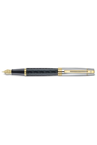 Sheaffer 9347-0 300 Serisi Dolmakalem Siyah Krom Altın M 165-Koyu Yeşil