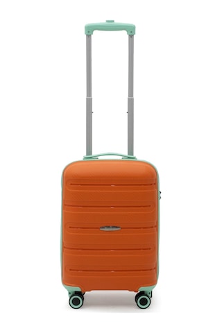 Cotpoly Home Artemis Pp Polipropilen&kırılmaz Kabin Boy Valiz 55 Cm Turuncu