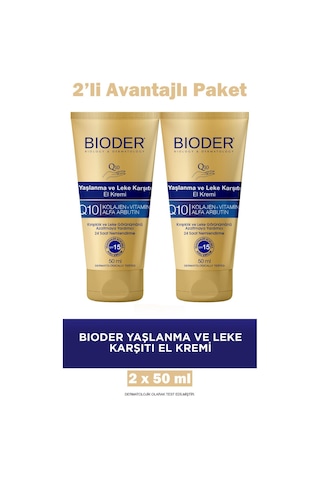 Bioder Leke Ve El Kremi 50 Ml 2 Adet