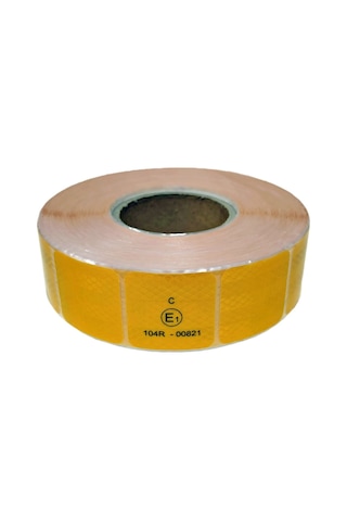 Nyf Fosfor Bant Parçalı Reflektiv 5,1 Cm X 50 Mt Sarı E Belgeli Bx14 068