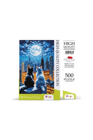 Btoys 500 Parça Puzzle Two Cats 9040