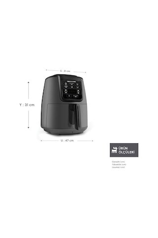 Karaca Air Pro Cook 3 in 1 XL 4 Kişilik Airfryer