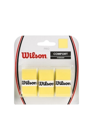 Wilson Pro Comfort 3'Lü Tenis Gribi Sarı