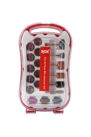 Rox Wood 0076 Hobi Gravür Mini Aksesuar Seti 40 Parça