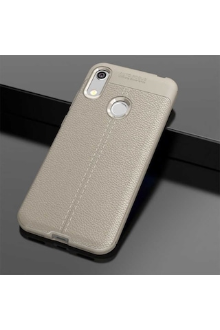 Huawei Honor 8A Kılıf Deri Tarzı Niss Silikon Case