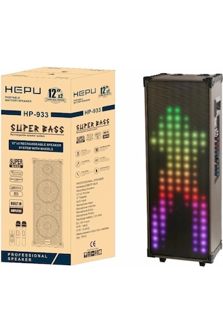 Hepu HP-933 Taşınabilir Bluetooth Mikrofonlu Hoparlör
