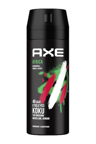 Axe Africa Geranium & Vanilla Scent Erkek Sprey Deodorant 150 ML