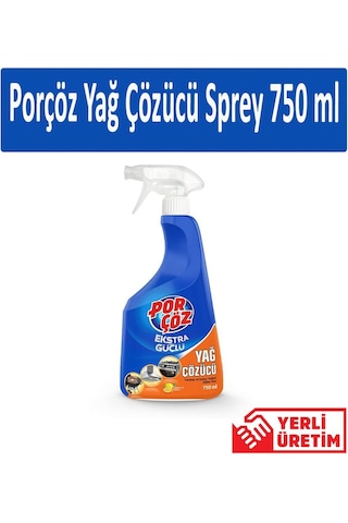 Porçöz Yağ Çözücü Sprey 4 x 750 ML
