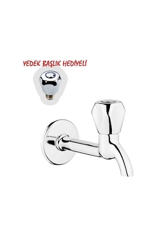 Epilons Klasik Uzun Musluk + Musluk Kapak Takımı