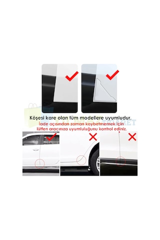 Volkswagen Logo Kapı Kenar Köşe Koruyucu Çarpma Çizilme Önleyici