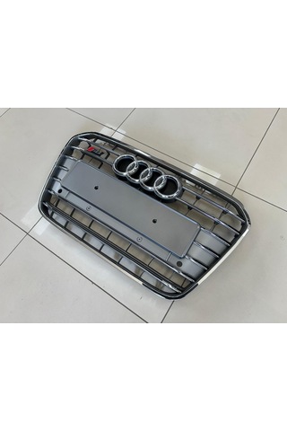 Audi A6 S6 Ön Panjur Gri Renk 2012-2014 Makyajsız Kasa Uyumlu