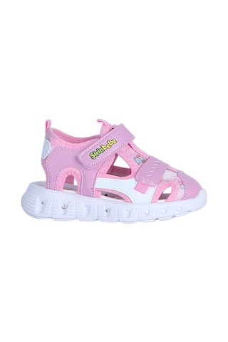Şiringenç Şirin Genç Şg10 Pembe Işıklı Kız Çocuk Sandalet Pembe