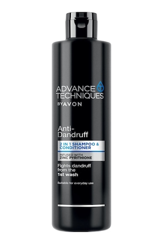 Avon Advance Techniques Anti-Dandruff 2'si 1 Arada Şampuan ve Saç Kremi 400 ML