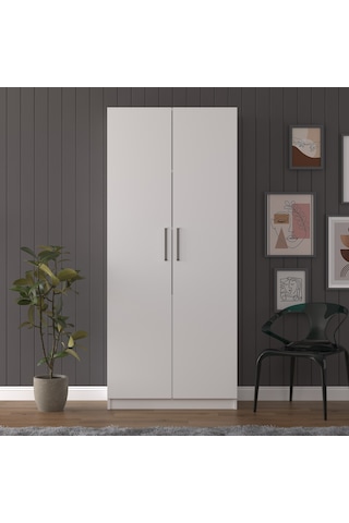 Asra Trend Modern Dolaplı Çalışma Masası MD001 %100 MDF Katlanır Raflı Ofis Ders Yemek Masası