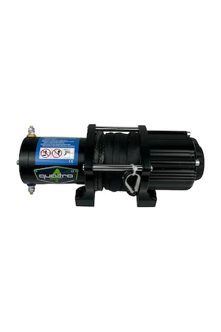 Quatro 5000lb Atv Vinç Sentetik Halatlı