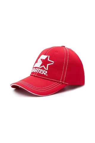 Starter Radford Kırmızı Baseball Cap Nakışlı - Unisex Şapka Kırmızı