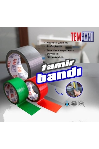 TemBant Tamir Takviye Bandı 48mm*10 Metre Turuncu