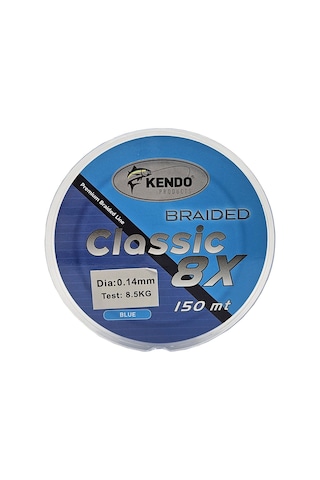 Kendo Classic 8x 150m Blue Örgü İp 0.12mm