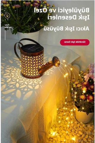 Novahub Su Geçirmez Güneş Enerjili Bahçe Dekor Avize & Çim Lambası Antik Bakır Antik Bakır