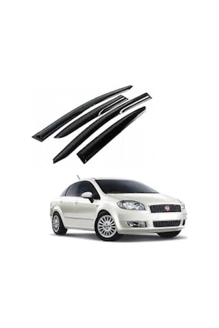 Fiat Linea Cam Rüzgarlığı Mugen 4 Lü Set Ön Arka