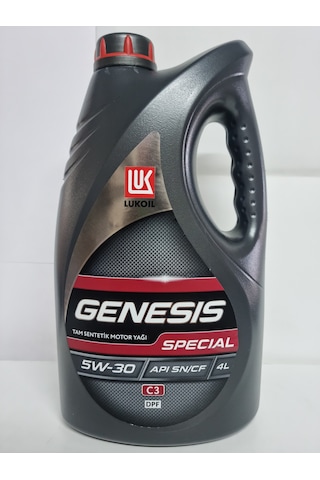 Lukoil Genesis C3 5W-30 Dpf Tam Sentetik Motor Yağı 4 L