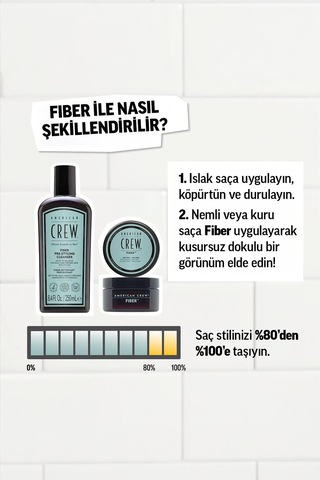 Crew Fıber Shampoo 250ml & Fıber 50g Diğer