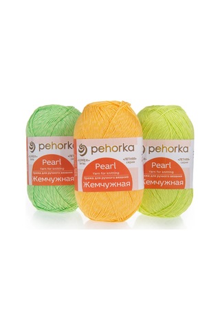 Pehorka İnci İpliği "tropikal Bahçe" Seti 3 X 100 Gr Pekhorka 397047981