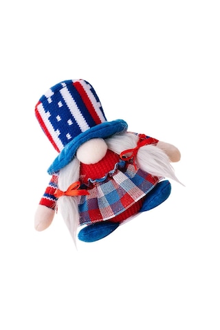 Bağımsızlık Günü Dekor Seti Vatansever Cüce Çok Renkli Yuvarlak E