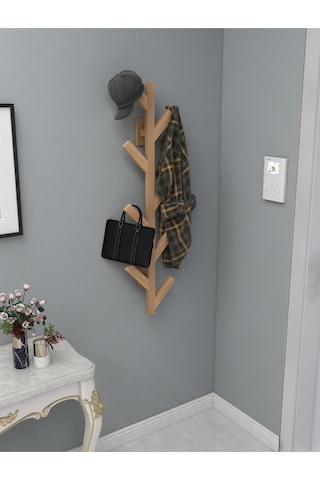 Eryatex Dekoratif Doğal Ahşap Elbise Askısı Duvar Askısı Askılık Askı Duv (527255370)