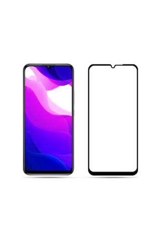 Xiaomi Mi 10 Lite 3D Full Tempered Cam Ekran Koruyucu Siyah (393321816)