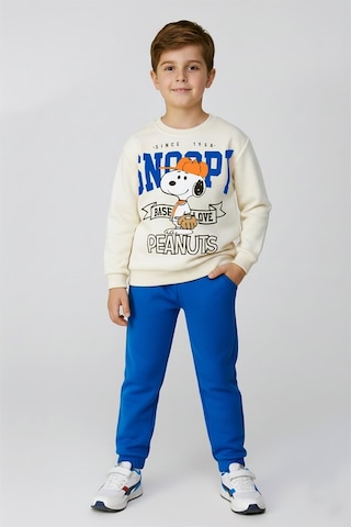 Erkek Çocuk Snoopy Baskılı Eşofman Takım Dmb-4141 Saks