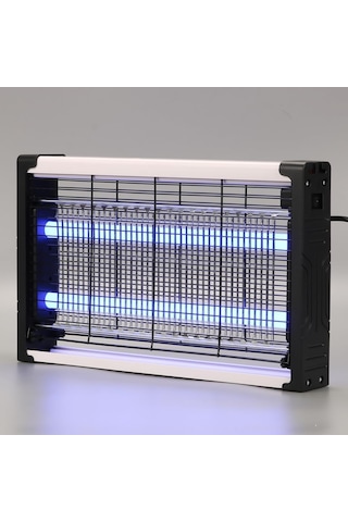 Aksesuarcı 6w - 220w/50hz İki Ledli Sinek Öldürücü, Ultraviole Işıklı Büyük Boy Sinek Öldürücü, Haşere