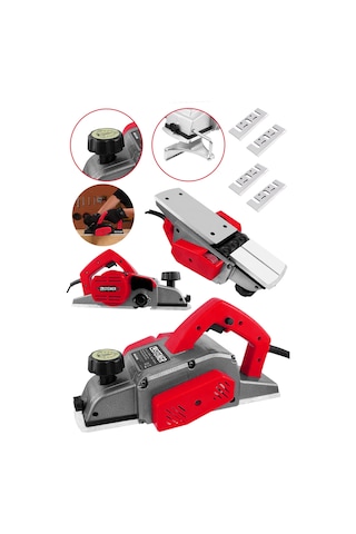 Steiner 4200 Watt Bakır Sargılı Planya Rende Makinesi + 4 Bıçak K