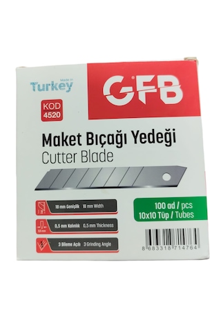 Maket Bıcağı Yedek Ağızı 10 Adet