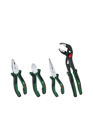 Bosch 1600A02W7K 4'Lü Pense Yan Keski Kargaburun Boru Anahtarı Seti