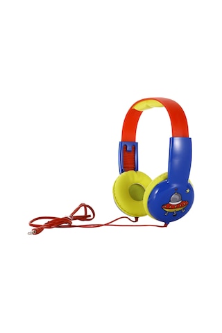 Suofeng Kıd101 Çocuk Kulaklığı: Hafif, Taşınabilir, 85db Ses Sınırlamalı, 3-16 Yaş Uyumlu, Mavi Gemi Desenli