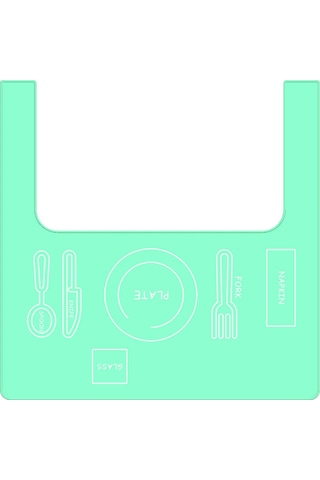 Homyl Mama Sandalyesi Placemat Bpa Free Silikon Baby Type3-yeşil Type3 Yeşil