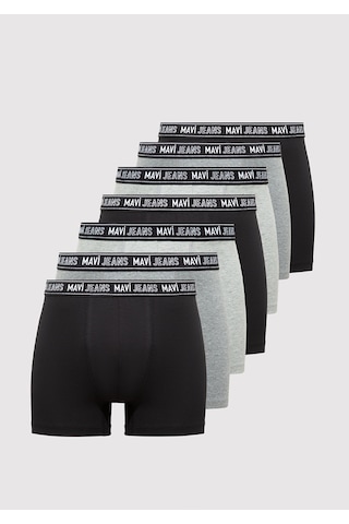 Mavi - 7li Siyah Basic Boxer 0912288-900 Siyah