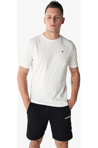 Hummel Hmlt-ic İco Regular Erkek Beyaz T-shirt 911865-9003 Beyaz