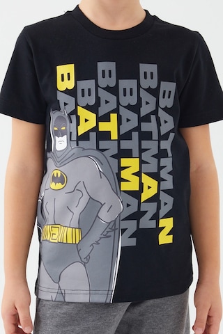 Batman Yellow Hero Siyah Erkek Çocuk Bermuda Takım 5274-33013 Siyah