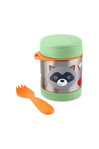 Skip Hop Zoo Paslanmaz Çelik Termos Rakun Yeşil