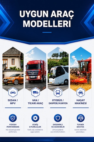 10'' İnç Vga Çıkışlı Kumandalı Tır Kamyon Otobüse Uygun Monitör