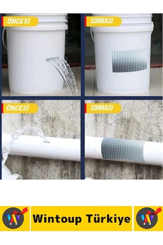 Ultra Güçlü Su Neme Dayanıklı Çok Amaçlı Montaj Onarım İzolasyon Tamir Bantı Sarı 48 Mm X 10 Metre
