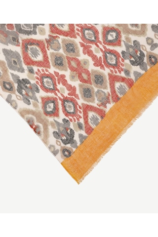 Yargıcı Geometrik Desenli Şal 26yksl1016x 320 Çok Renkli